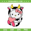 Cute Cow Heart Kitty SVG PNG, Kawaii Valentine Hello Kitty SVG, Cow Hello Kitty Heart DXF SVG PNG EPS Cute Cow Heart Kitty SVG PNG, Kawaii Valentine Hello Kitty SVG, Cow Hello Kitty Heart DXF SVG PNG EPS