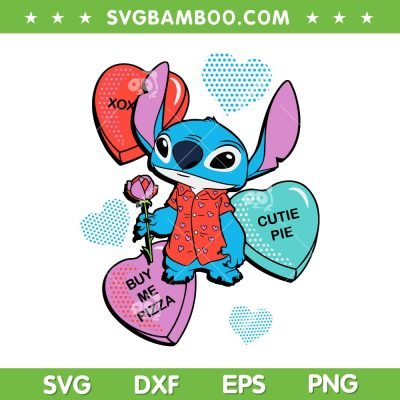 Disney Stitch Candy Hearts SVG PNG, Lilo And Stitch Valentines Day SVG, Stitch In Love DXF SVG PNG EPS Disney Stitch Candy Hearts SVG PNG, Lilo And Stitch Valentines Day SVG, Stitch In Love DXF SVG PNG EPS