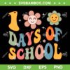 Groovy 100 Days Of School Teacher SVG PNG, Happy 100th Day Of School Flower SVG, Teacher Kids Gift DXF SVG PNG EPS Groovy 100 Days Of School Teacher SVG PNG, Happy 100th Day Of School Flower SVG, Teacher Kids Gift DXF SVG PNG EPS