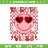 Groovy Valentine Vibes SVG PNG, Smiley Valentines Heart SVG, Valentine Vibes Smiley Face DXF SVG PNG EPS Groovy Valentine Vibes SVG PNG, Smiley Valentines Heart SVG, Valentine Vibes Smiley Face DXF SVG PNG EPS