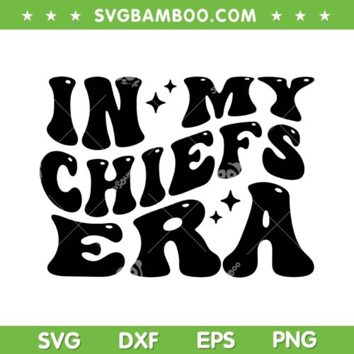 In My Chiefs Era SVG PNG, Kansas City Chiefs Football SVG, NFL Football DXF SVG PNG EPS