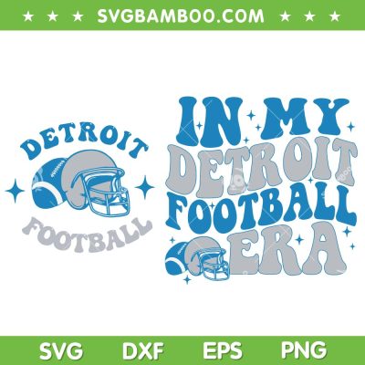 In My Detroit Football Era SVG, Funny In My Lions Era SVG, Lions Champions DXF SVG PNG EPS
