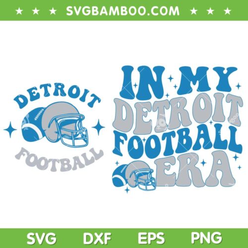 In My Detroit Football Era SVG, Funny In My Lions Era SVG, Lions Champions DXF SVG PNG EPS