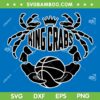 King Crabs Basketball SVG PNG, King Crab Logo SVG, Peace Love Crabs DXF SVG PNG EPS King Crabs Basketball SVG PNG, King Crab Logo SVG, Peace Love Crabs DXF SVG PNG EPS