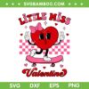 Little Miss Valentine SVG PNG, Heart Character Girl Bow Valentines SVG, Baby Girl Valentines Day DXF SVG PNG EPS Little Miss Valentine SVG PNG, Heart Character Girl Bow Valentines SVG, Baby Girl Valentines Day DXF SVG PNG EPS