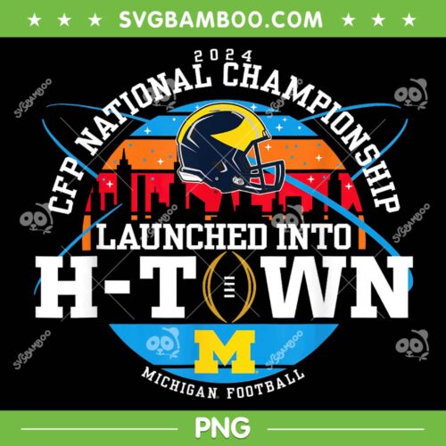 Michigan 2024 National Championship PNG, Michigan H Town PNG, Michigan Football PNG