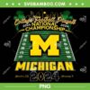 Michigan Wolverines CFP National Championship PNG, Michigan Wolverines 2024 PNG, College Football Playoff PNG