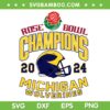 Michigan Wolverines Rose Bowl Champs SVG PNG, 2024 Rose Bowl Champions SVG, Michigan 2024 DXF SVG PNG EPS Michigan Wolverines Rose Bowl Champs SVG PNG, 2024 Rose Bowl Champions SVG, Michigan 2024 DXF SVG PNG EPS