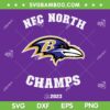 NFC North Champs Baltimore Ravens SVG, Ravens 2023 Championship SVG, Nfc Championship 2023 DXF SVG PNG EPS NFC North Champs Baltimore Ravens SVG, Ravens 2023 Championship SVG, Nfc Championship 2023 DXF SVG PNG EPS