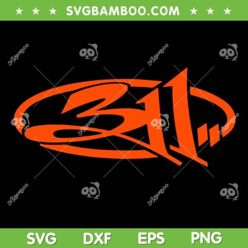 Official 311 Logo SVG PNG, 311 Logo And Symbol SVG, 311 Band Red Logo DXF SVG PNG EPS