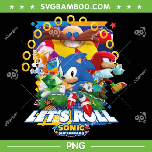 Sonic Superstars Let's Roll PNG, Sonic Superstars Logo PNG, Sonic And Co PNG