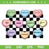 Taylor Swift Albums Candy Heart SVG PNG, Taylors Swiftie Valentine SVG, Taylors Version Valentines Day DXF SVG PNG EPS