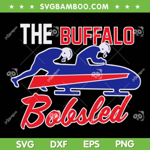The Buffalo Bobsled SVG PNG, Buffalo Bills Football SVG, Buffalo Bills Logo DXF SVG PNG EPS