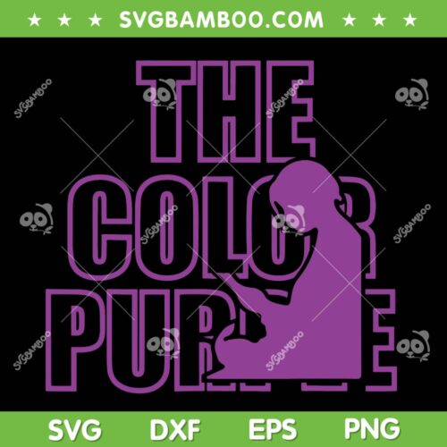 The Color Purple Movie Film SVG PNG, Color Purple The Musical Movie SVG, Classic Movie DXF SVG PNG EPS