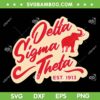 Theta Sorority Paraphernalia SVG PNG, Delta Sigma Theta Est 1913 SVG, Delta J13 DXF SVG PNG EPS Theta Sorority Paraphernalia SVG PNG, Delta Sigma Theta Est 1913 SVG, Delta J13 DXF SVG PNG EPS