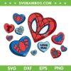 Valentine Superhero SVG PNG, Spider Man Candy Love SVG, Stuck On You Love Bug DXF SVG PNG EPS Valentine Superhero SVG PNG, Spider Man Candy Love SVG, Stuck On You Love Bug DXF SVG PNG EPS
