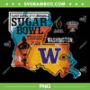 Washington Huskies Sugar Bowl 2024 PNG, CFP Semi Football State PNG, Washington Huskies Football PNG