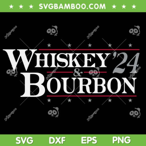 Whiskey 24 And Bourbon SVG PNG, Bourbon Whiskey 24 Year SVG, Funny Whiskey DXF SVG PNG EPS