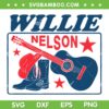 Willie Nelson SVG PNG, Guitar Cowboy Boots Nelson SVG, Willie Nelson Guitar Cowboy Boots DXF SVG PNG EPS