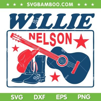 Willie Nelson SVG PNG, Guitar Cowboy Boots Nelson SVG, Willie Nelson Guitar Cowboy Boots DXF SVG PNG EPS Willie Nelson SVG PNG, Guitar Cowboy Boots Nelson SVG, Willie Nelson Guitar Cowboy Boots DXF SVG PNG EPS