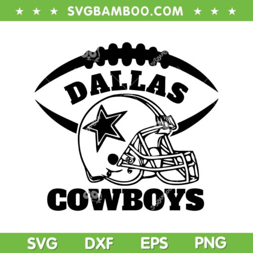 Dallas Cowboys SVG PNG, Dallas Cowboys Football Helmet SVG, Football Logo DXF SVG PNG EPS