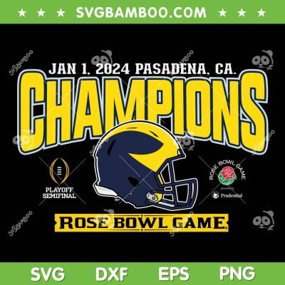 Rose Bowl Champions SVG PNG, Michigan Hall To The Victors SVG, Michigan Rose Bowl Champs DXF SVG PNG EPS Rose Bowl Champions SVG PNG, Michigan Hall To The Victors SVG, Michigan Rose Bowl Champs DXF SVG PNG EPS