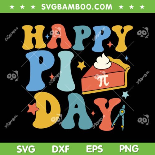 314 Pi Day SVG PNG, Pie Day Pi Symbol SVG, Happy Pi Day Cake DXF SVG PNG EPS