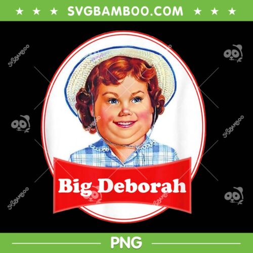 Big Deborah PNG, Funny Big Deborah PNG, Big Deborah Little Debbie Hunting Team PNG
