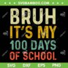 Bruh Its My 100 Days Of School SVG PNG, 100th Day Of School Boys SVG, Retro 100 Days DXF SVG PNG EPS Bruh Its My 100 Days Of School SVG PNG, 100th Day Of School Boys SVG, Retro 100 Days DXF SVG PNG EPS