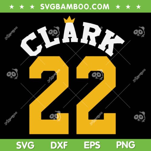 Caitlin Clark 22 SVG PNG, Caitlin Clark Iowa Hawkeyes SVG, Clark Basketball DXF SVG PNG EPS