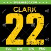 Caitlin Clark 22 SVG PNG, Clark Number 22 SVG, Caitlin Clark Yellow DXF SVG PNG EPS
