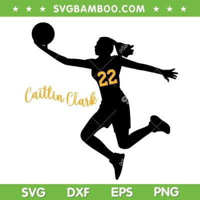 Caitlin Clark Silhouette SVG PNG, Caitlin Clark 22 SVG, Clark Basketball Players DXF SVG PNG EPS Caitlin Clark Silhouette SVG PNG, Caitlin Clark 22 SVG, Clark Basketball Players DXF SVG PNG EPS