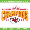 Chiefs Super Bowl LVIII Champions SVG, Kansas City Football Champions 2024 SVG, Chiefs LVIII Champs DXF SVG PNG EPS