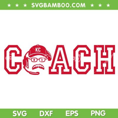 Coach Reid SVG PNG, Chiefs Andy Reid SVG, Kansas City Chiefs Football DXF SVG PNG EPS Coach Reid SVG PNG, Chiefs Andy Reid SVG, Kansas City Chiefs Football DXF SVG PNG EPS