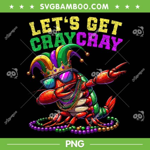 Dabbing Crawfish Costume PNG, Crawfish Mardi Gras PNG, Crawfish Fleur De Lis PNG
