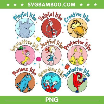 Dr Seuss Characters Saying PNG, Funny Dr Seuss Quote PNG, Dr Seuss And Friends PNG