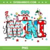 Dr Seuss Mini PNG, Mini Dr Seuss And Thing PNG, Cute Dr Seuss And Friends PNG