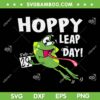 Funny Frog Hoppy Leap Day SVG PNG, February 29 Leap Year Birthday SVG, Leap Day Frog DXF SVG PNG EPS