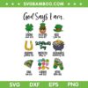 God Says I Am St Patrick's Day SVG PNG, Jesus Christian Patrick Day SVG, Saint Patrick Day DXF SVG PNG EPS God Says I Am St Patrick's Day SVG PNG, Jesus Christian Patrick Day SVG, Saint Patrick Day DXF SVG PNG EPS