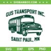 Gus Transport Inc Saint Paul Mn SVG PNG, Minnesota Wild Bus SVG, Gus Bus DXF SVG PNG EPS Gus Transport Inc Saint Paul Mn SVG PNG, Minnesota Wild Bus SVG, Gus Bus DXF SVG PNG EPS