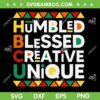 Humbled Blessed Creative Unique SVG PNG, HBCU Historical Black SVG, Black History Month HBCU DXF SVG PNG EPS
