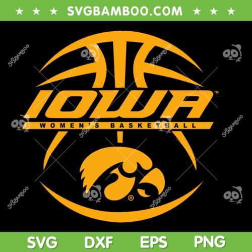 Iowa Hawkeyes Women's Basketball SVG PNG, Caitlin Clark Iowa Hawkeyes SVG, Clark Number 22 DXF SVG PNG EPS