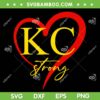KC Strong SVG PNG, Kansas City Chiefs Strong SVG, KC Chiefs Heart DXF SVG PNG EPS KC Strong SVG PNG, Kansas City Chiefs Strong SVG, KC Chiefs Heart DXF SVG PNG EPS