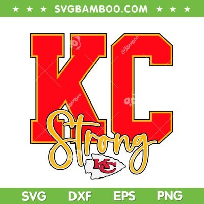 Kansas City Strong SVG PNG, Chiefs Football Strong SVG, Kansas City Chiefs Heart DXF SVG PNG EPS Kansas City Strong SVG PNG, Chiefs Football Strong SVG, Kansas City Chiefs Heart DXF SVG PNG EPS