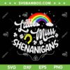 Rainbow Little Miss Shenanigans SVG PNG, Girl St Patrick's Day SVG, Lucky Shamrock Rainbow DXF SVG PNG EPS Rainbow Little Miss Shenanigans SVG PNG, Girl St Patrick's Day SVG, Lucky Shamrock Rainbow DXF SVG PNG EPS