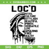 Loc'd Celebration Beautiful Hair Black Queen SVG, Black History Month SVG, Loc Queen DXF SVG PNG EPS Loc'd Celebration Beautiful Hair Black Queen SVG, Black History Month SVG, Loc Queen DXF SVG PNG EPS