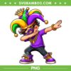 Mardi Gras Dabbing Boys PNG, Dance Boys Jester Hat PNG, Dabbing Boy Mardi Gras 2024 PNG