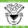 Fall Out Boy Novocain SVG PNG, Filled It With Novocaine SVG, They Took Our Love DXF SVG PNG EPS