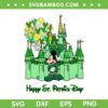 Mickey Castle Happy St Patrick's Day SVG PNG, Disney Castle Patrick's Day SVG, Mickey Shamrock Balloons DXF SVG PNG EPS Mickey Castle Happy St Patrick's Day SVG PNG, Disney Castle Patrick's Day SVG, Mickey Shamrock Balloons DXF SVG PNG EPS