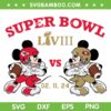 Mickey Chiefs vs 49ers SVG PNG, Super Bowl LVIII Mickey Mouse SVG, Disney Football DXF SVG PNG EPS Mickey Chiefs vs 49ers SVG PNG, Super Bowl LVIII Mickey Mouse SVG, Disney Football DXF SVG PNG EPS